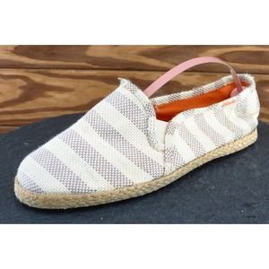 Keds Women Sz 6‎ M Brown Espadrilles Fabric Shoes Wf46409m